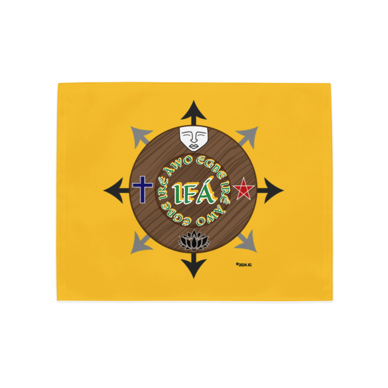 Egbe Ire Awo Signature Logo IFÁ Lucumi Placemat Set