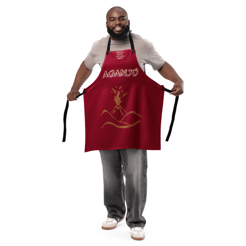 Egbe Apparel Aggayu/Aganju Icon Red Apron