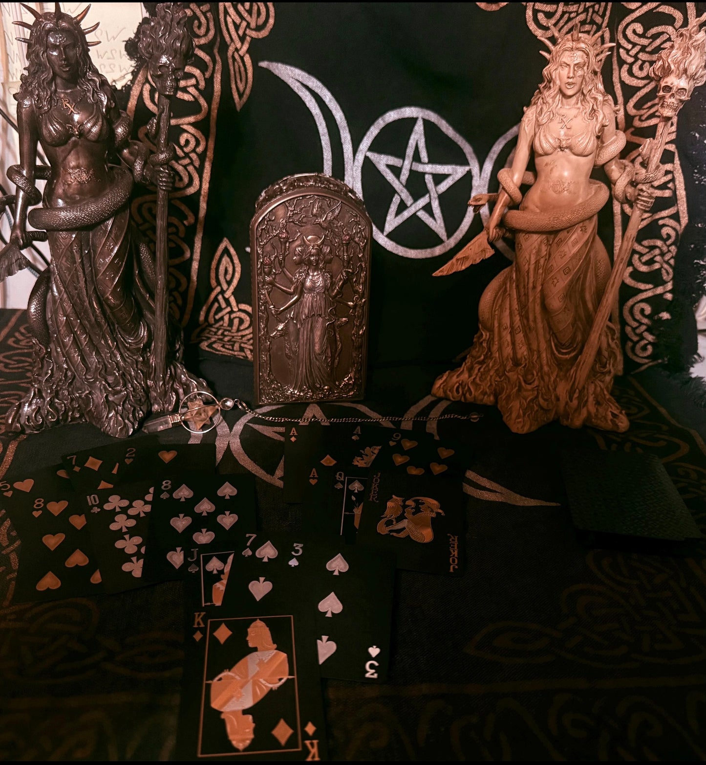 Hecate Divine Triple Moon Goddess Spiritual Cartomancy/Pendulum Reading