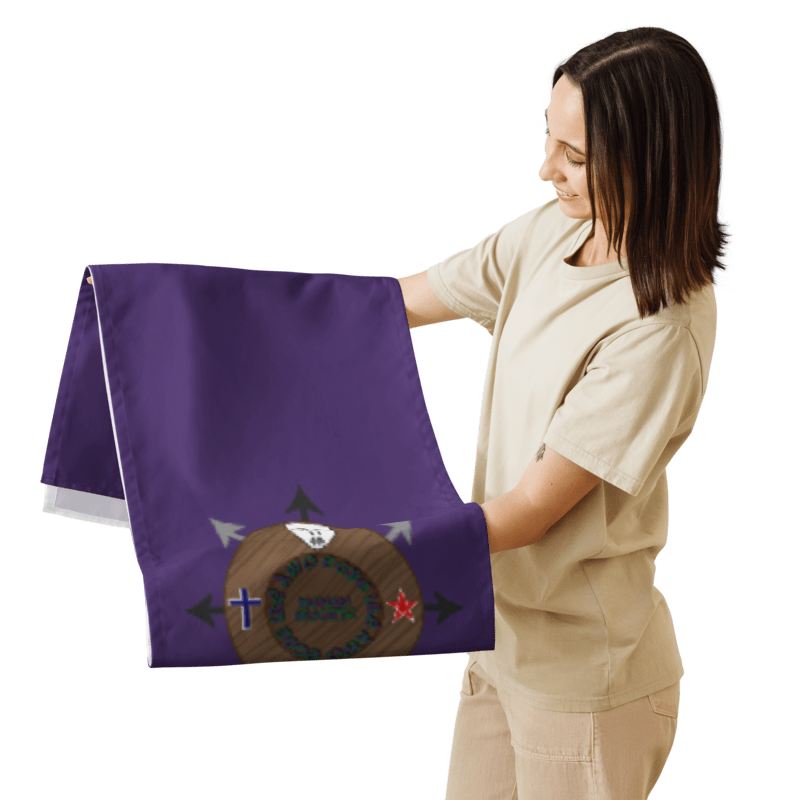 Egbe Ire Awo Signature Logo Maman Brigitte Vodoun Table runner