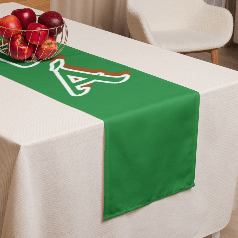 IFÁ Isese Green Table runner