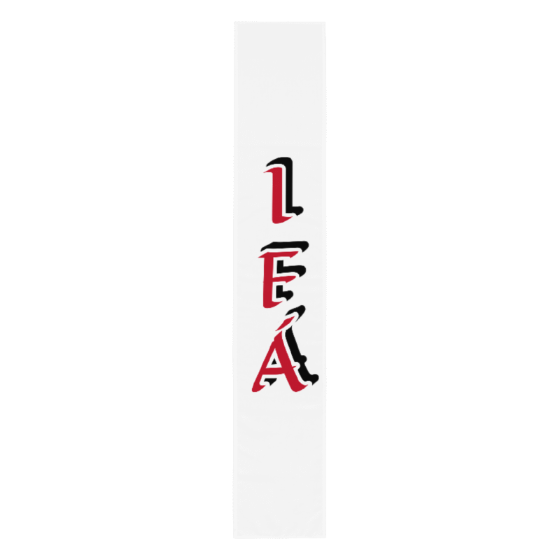 Egbe Iré Àwo Signature IFÁ White Table runner