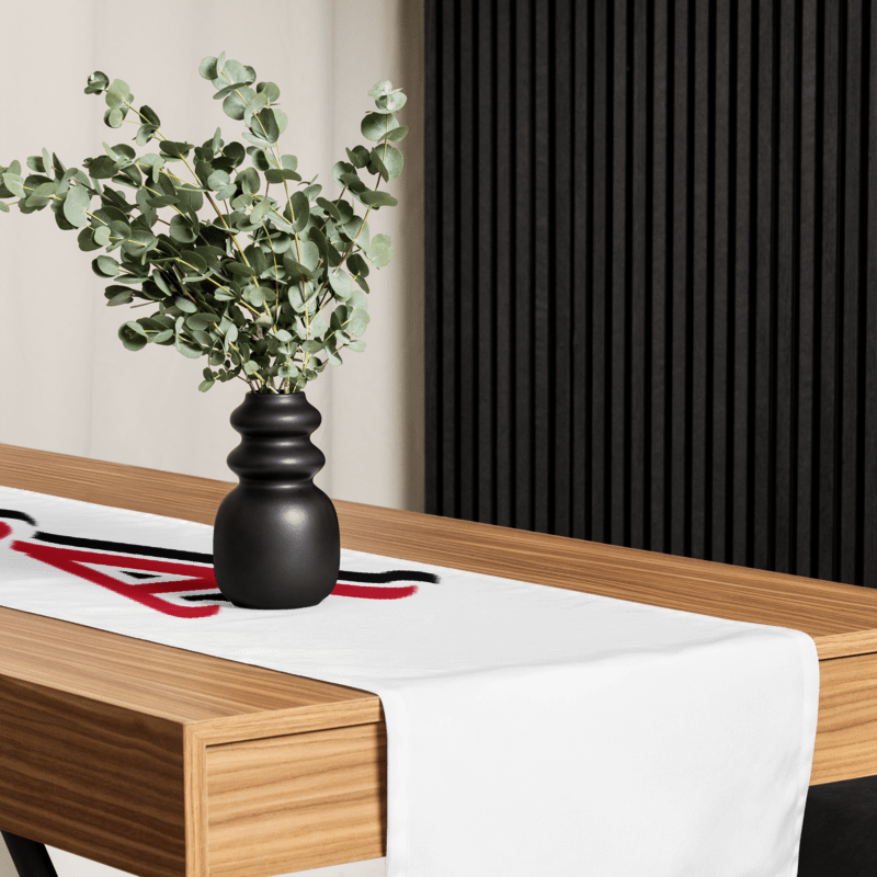 Egbe Iré Àwo Signature IFÁ White Table runner