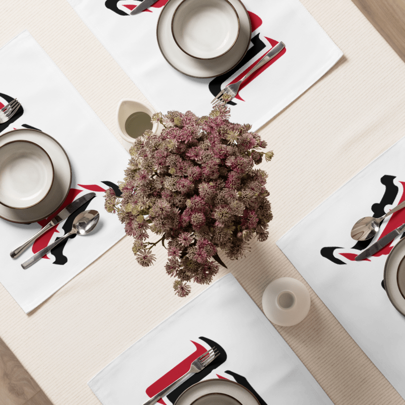 Egbe Iré Àwo Signature IFÁ White Placemat Set