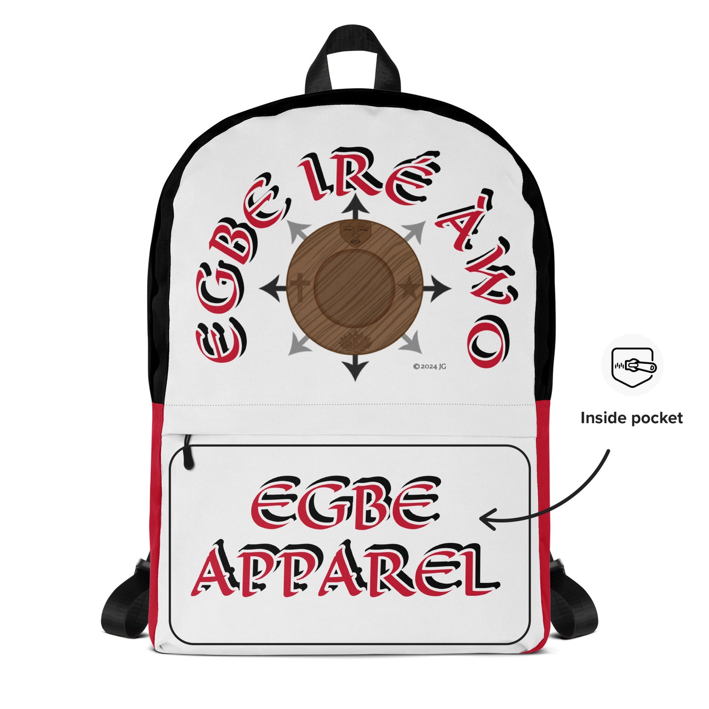 Egbe Apparel Egbe Ire Awo Logo Signature 1 Backpack