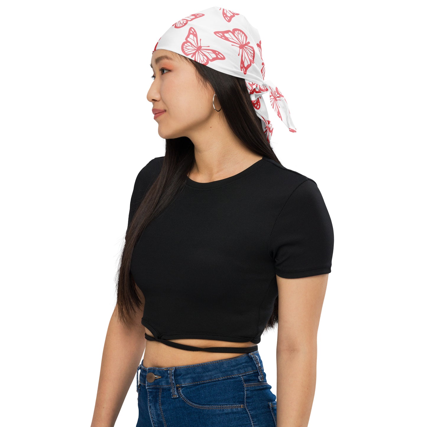 Ascension Pink bandana White