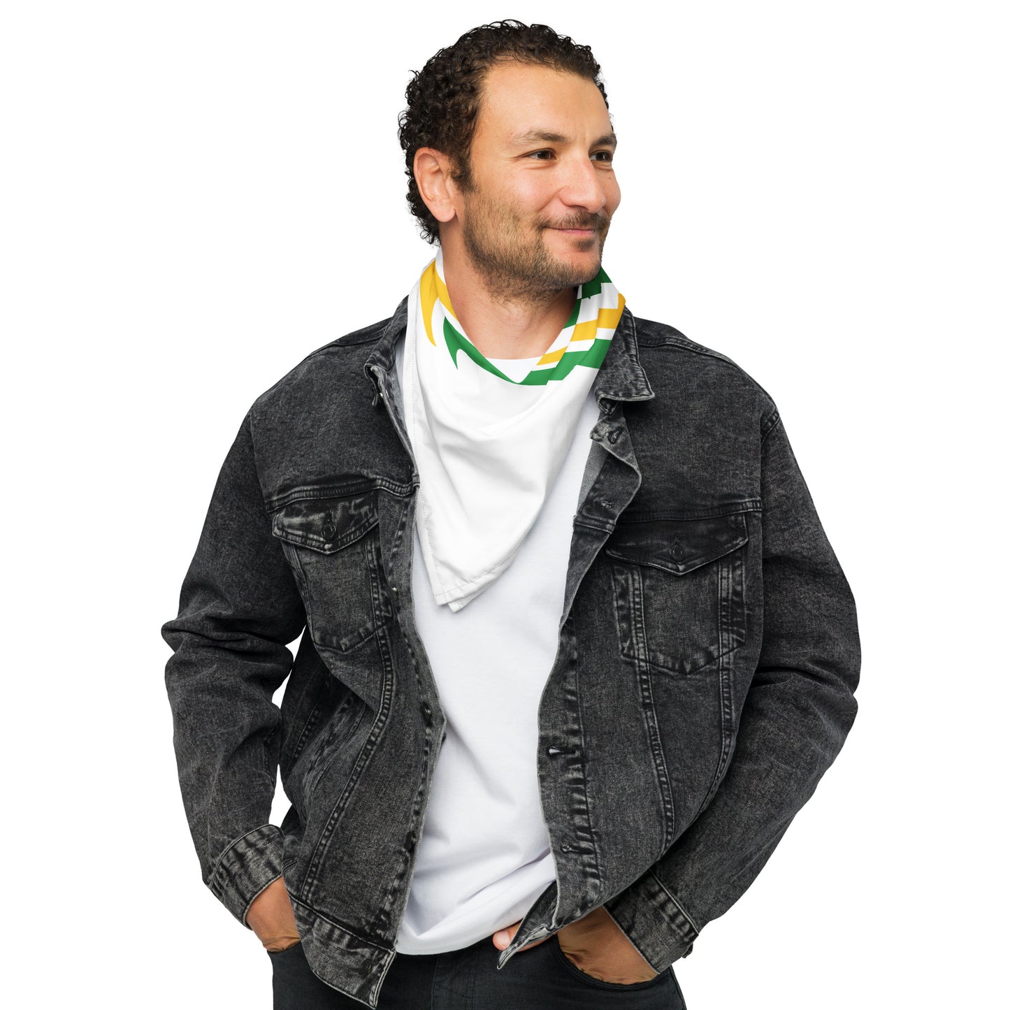 IFÁ Bold Lucumi White bandana