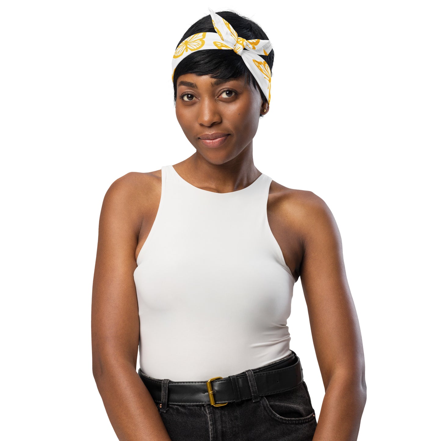Ascension Yellow bandana White