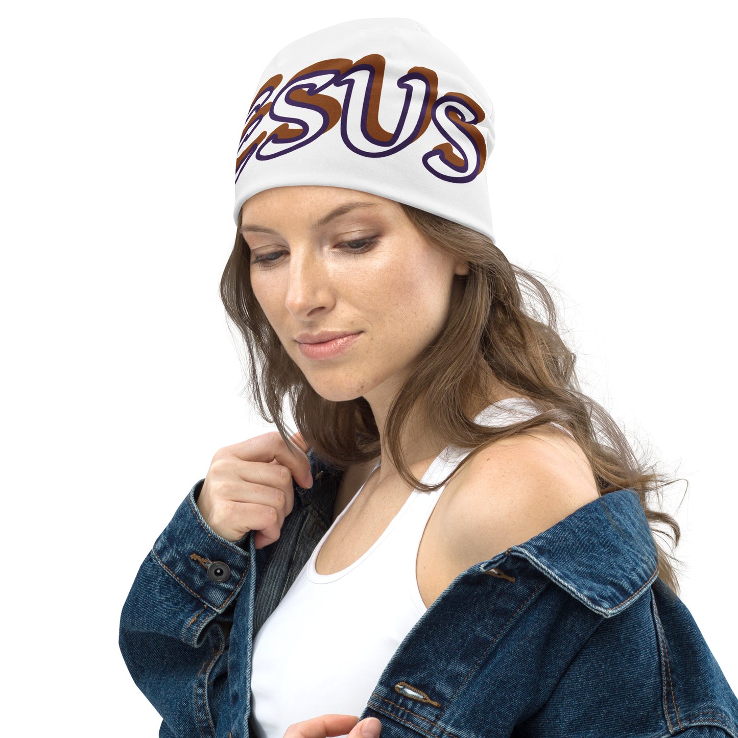 Jesus 1 All-Over Print Beanie