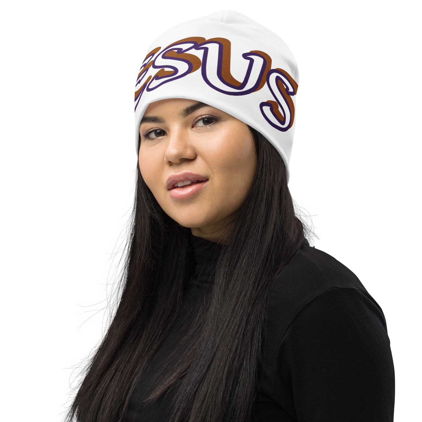 Jesus All-Over Print Beanie