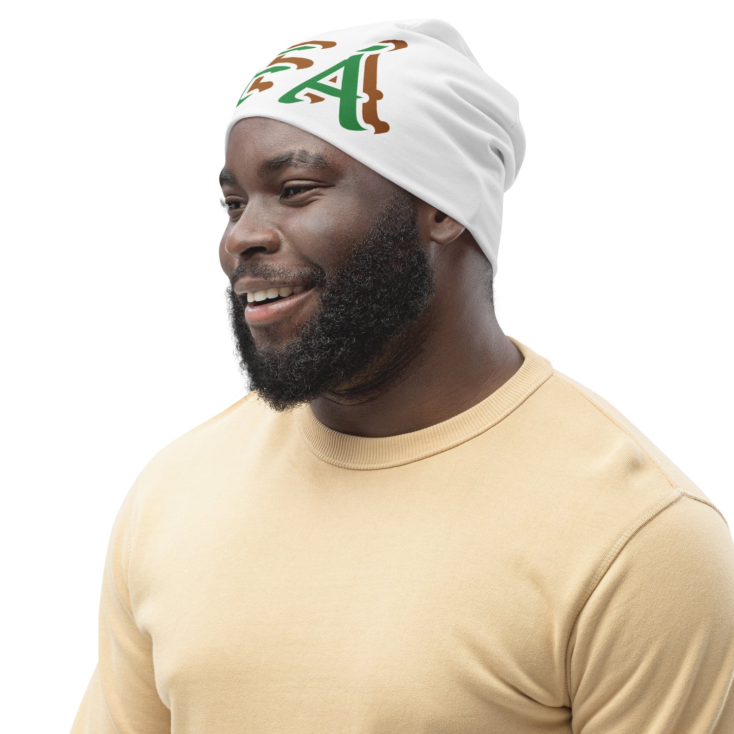 IFÁ Isese Eagle All-Over Print Beanie