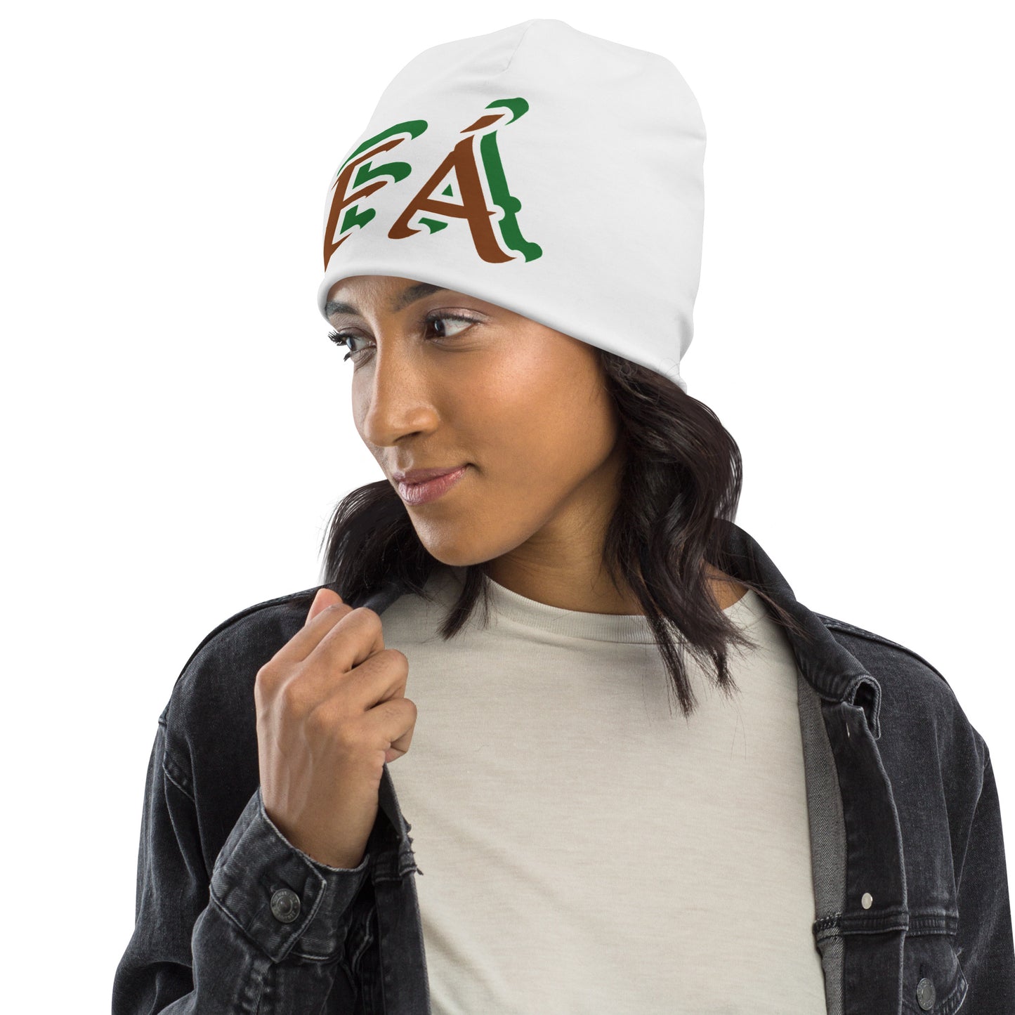 IFÁ Isese Eagle Reverse All-Over Print Beanie