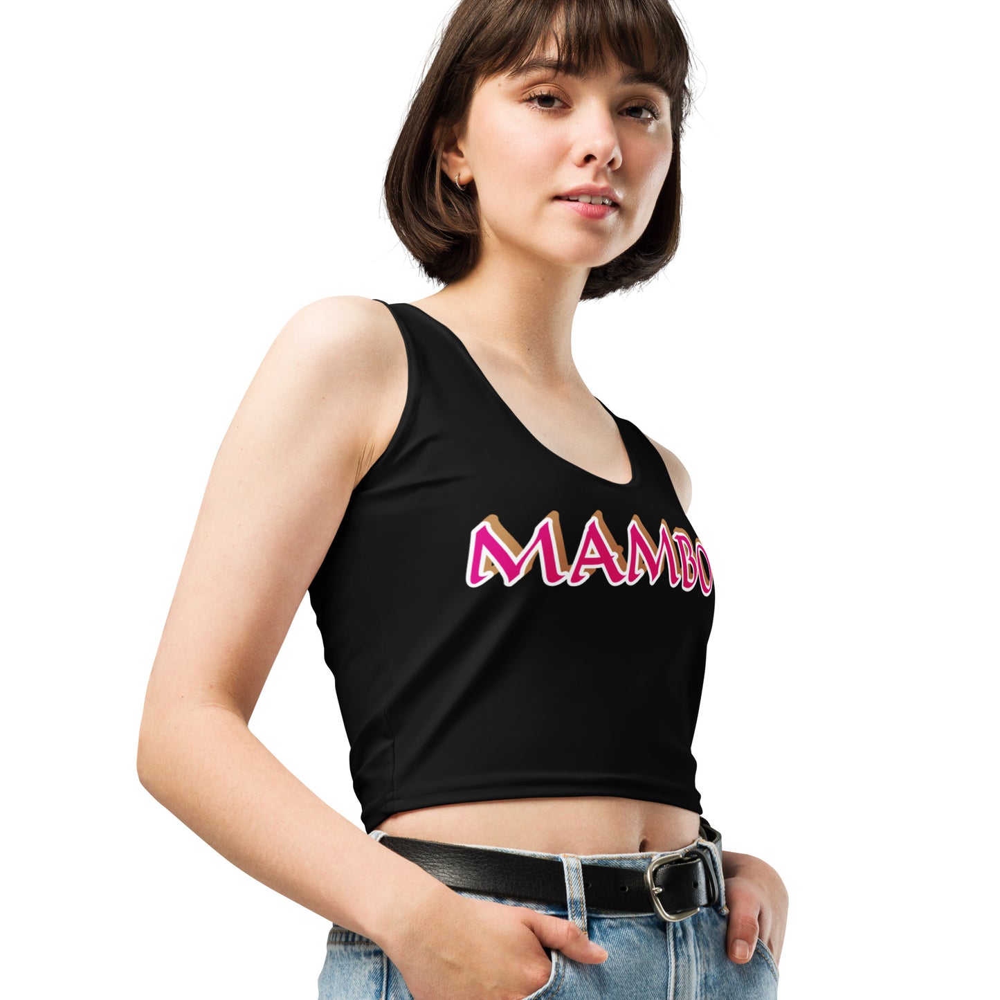 Mambo 3 Black Crop Top