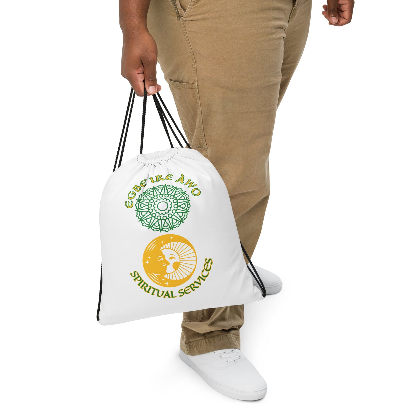 Egbe Ire Awo Lucumi Drawstring bag