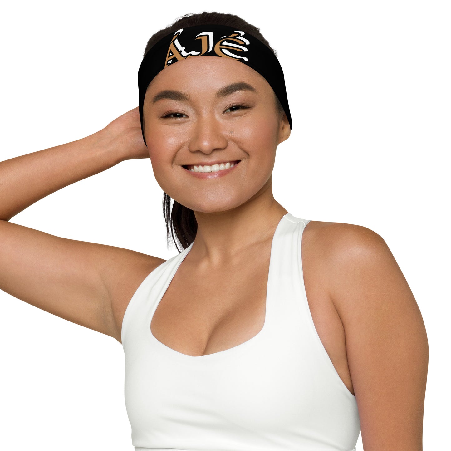Aje Gold/Black Black Headband