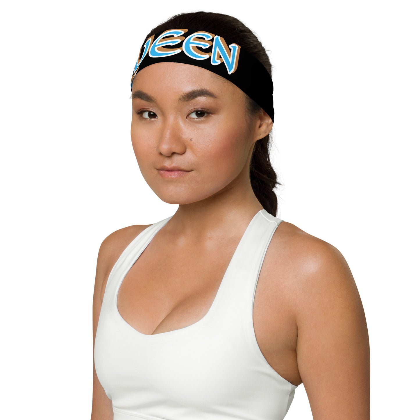 Queen 5 Black Headband