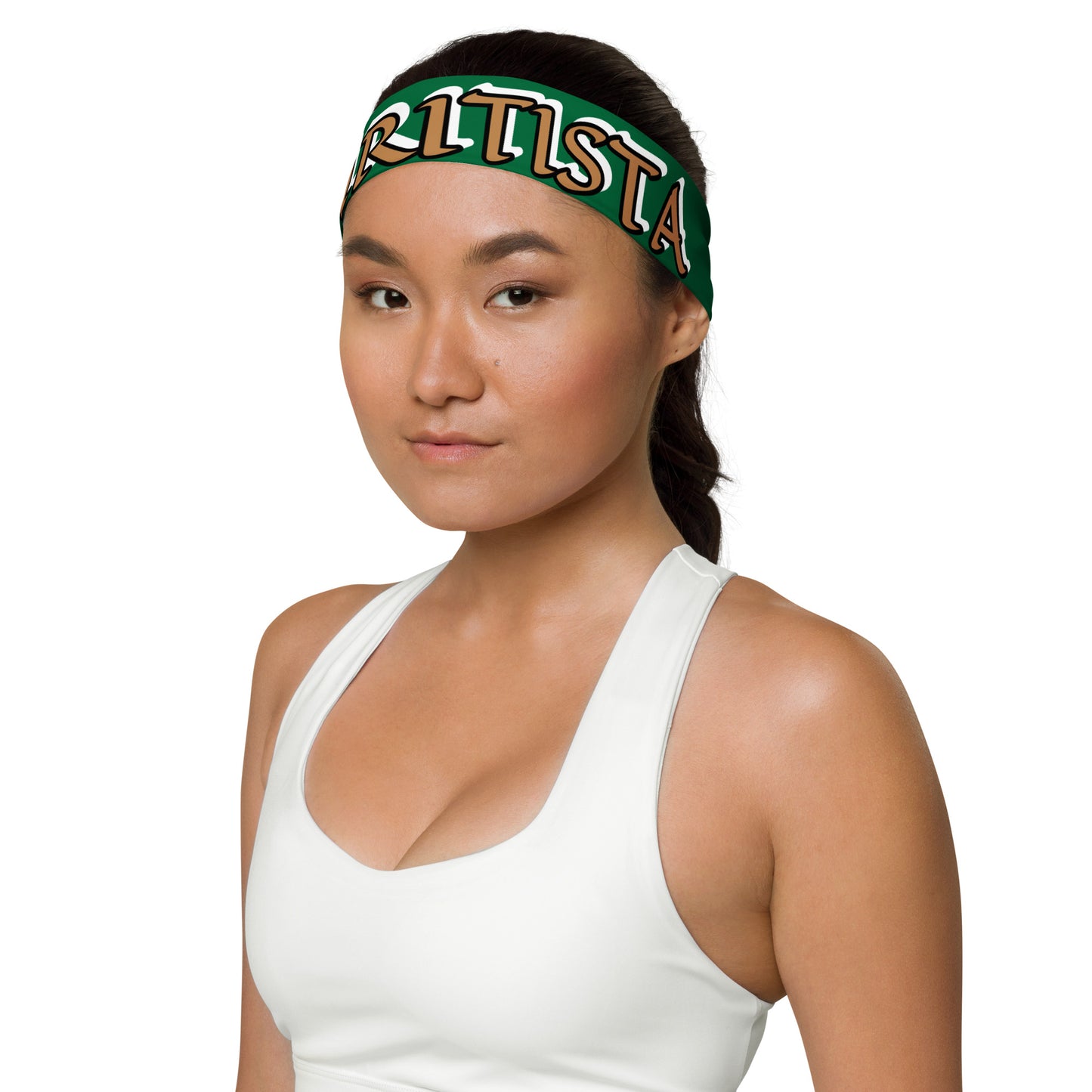 Esperitista Gold/Black Green Headband