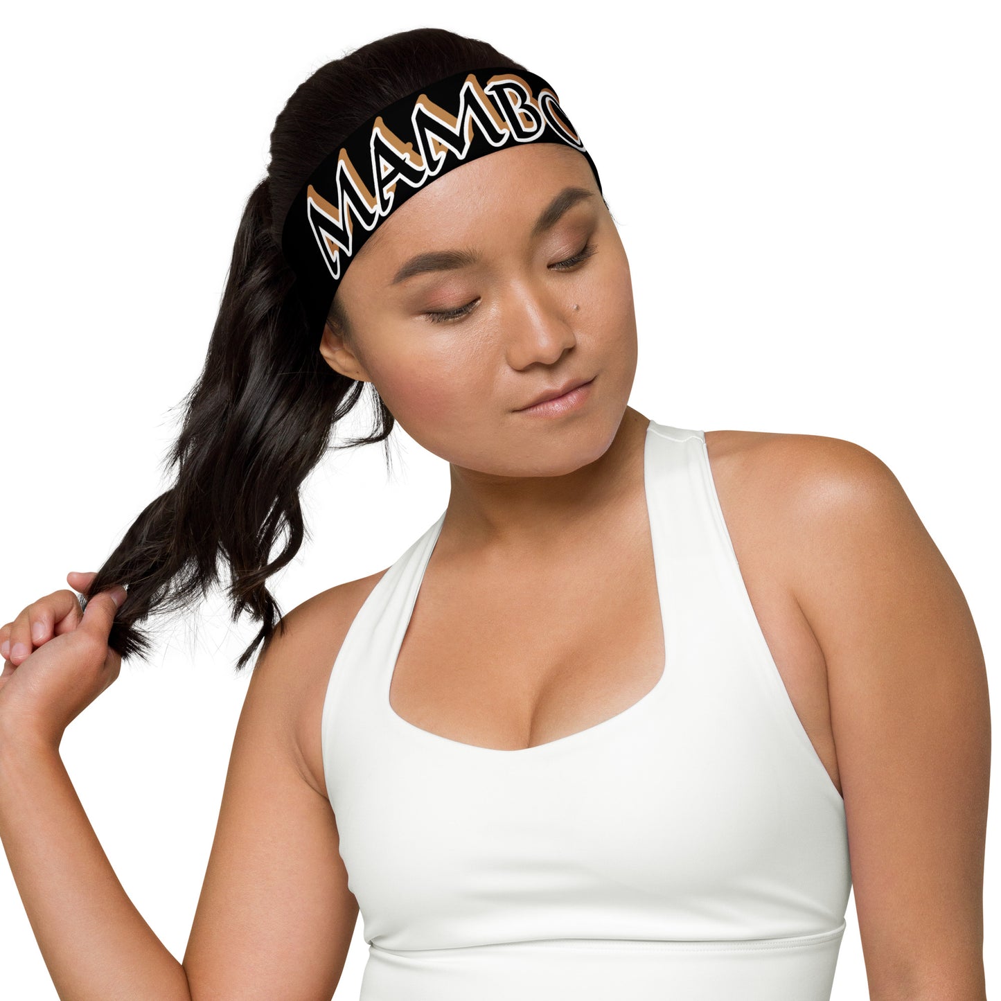 Mambo Black/Gold Black Headband