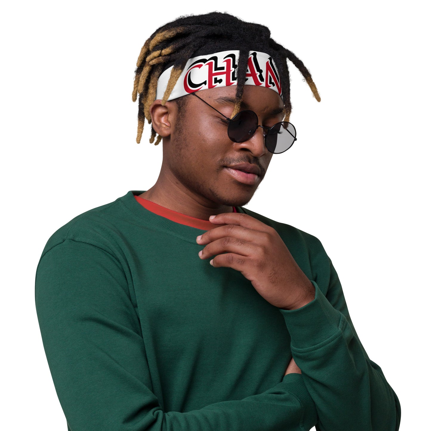 Chango Lucumi Aje White Headband