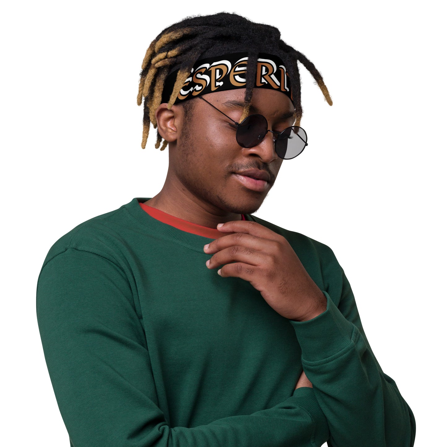 Esperitista Gold/Black Black Headband