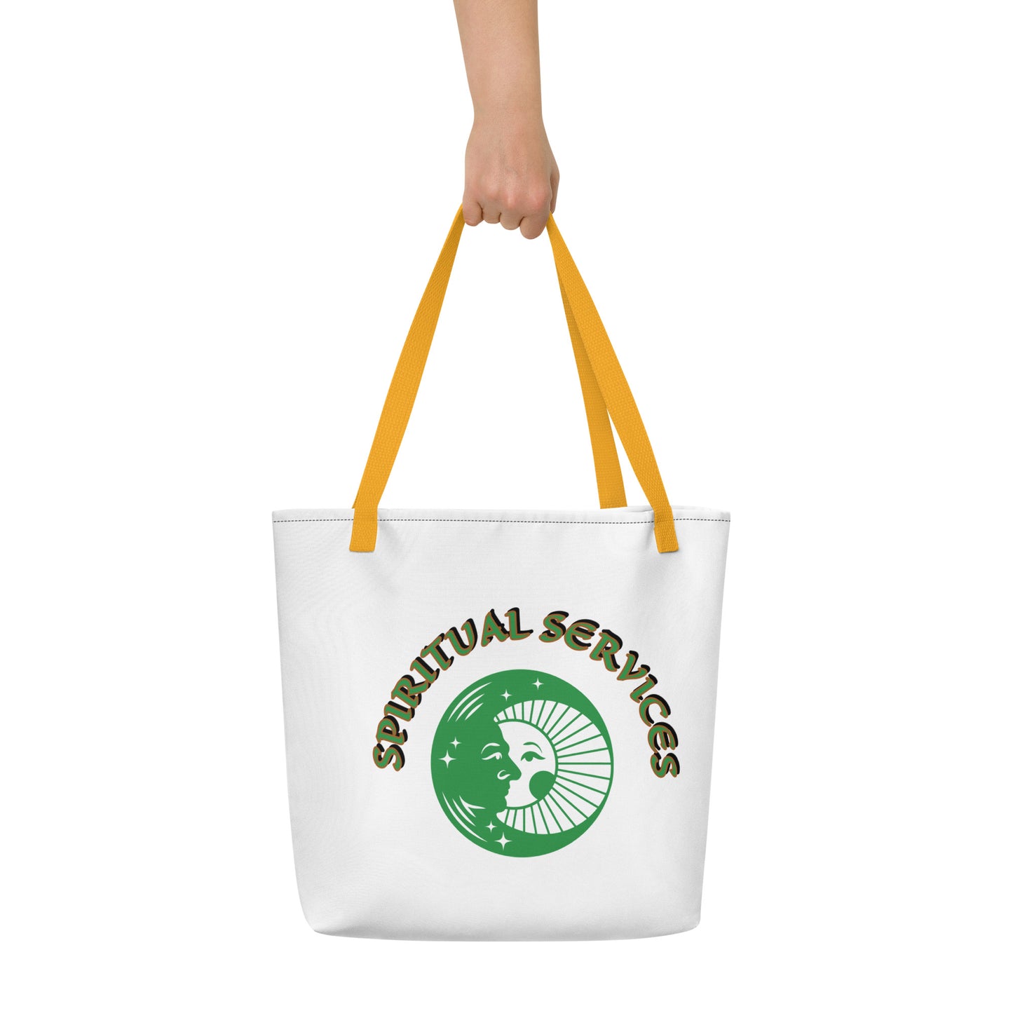 Egbe Ire Awo Isese Large Tote Bag