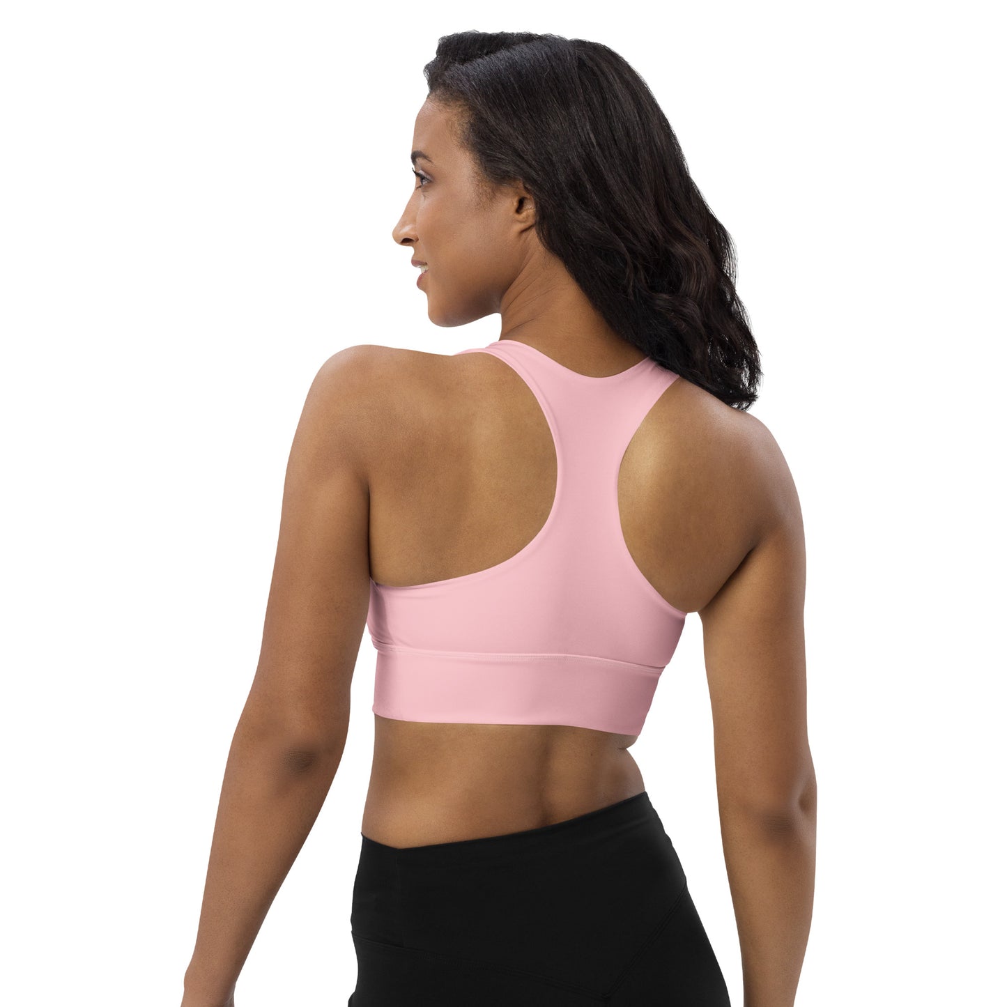 Osun Isese Pink Longline sports bra