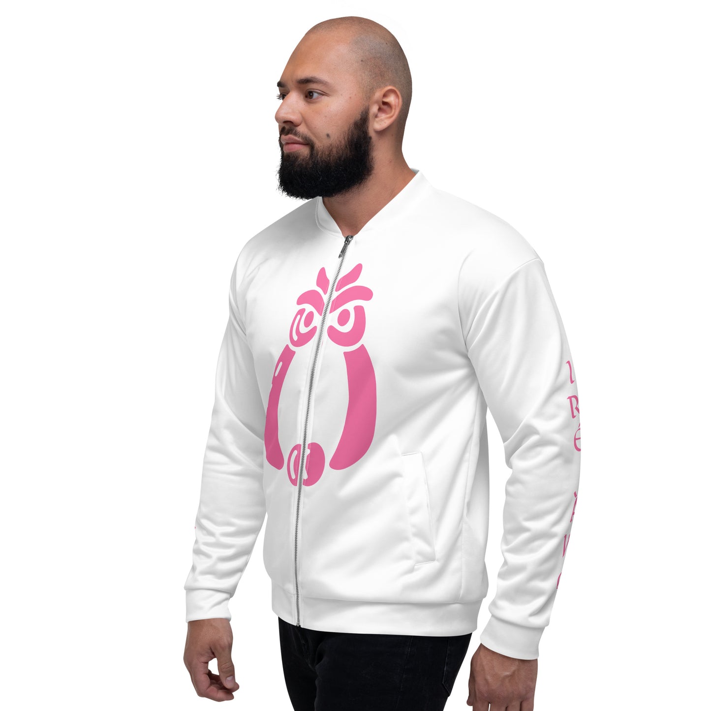 Egbe Ire Awo Signature Rose Unisex Bomber Jacket