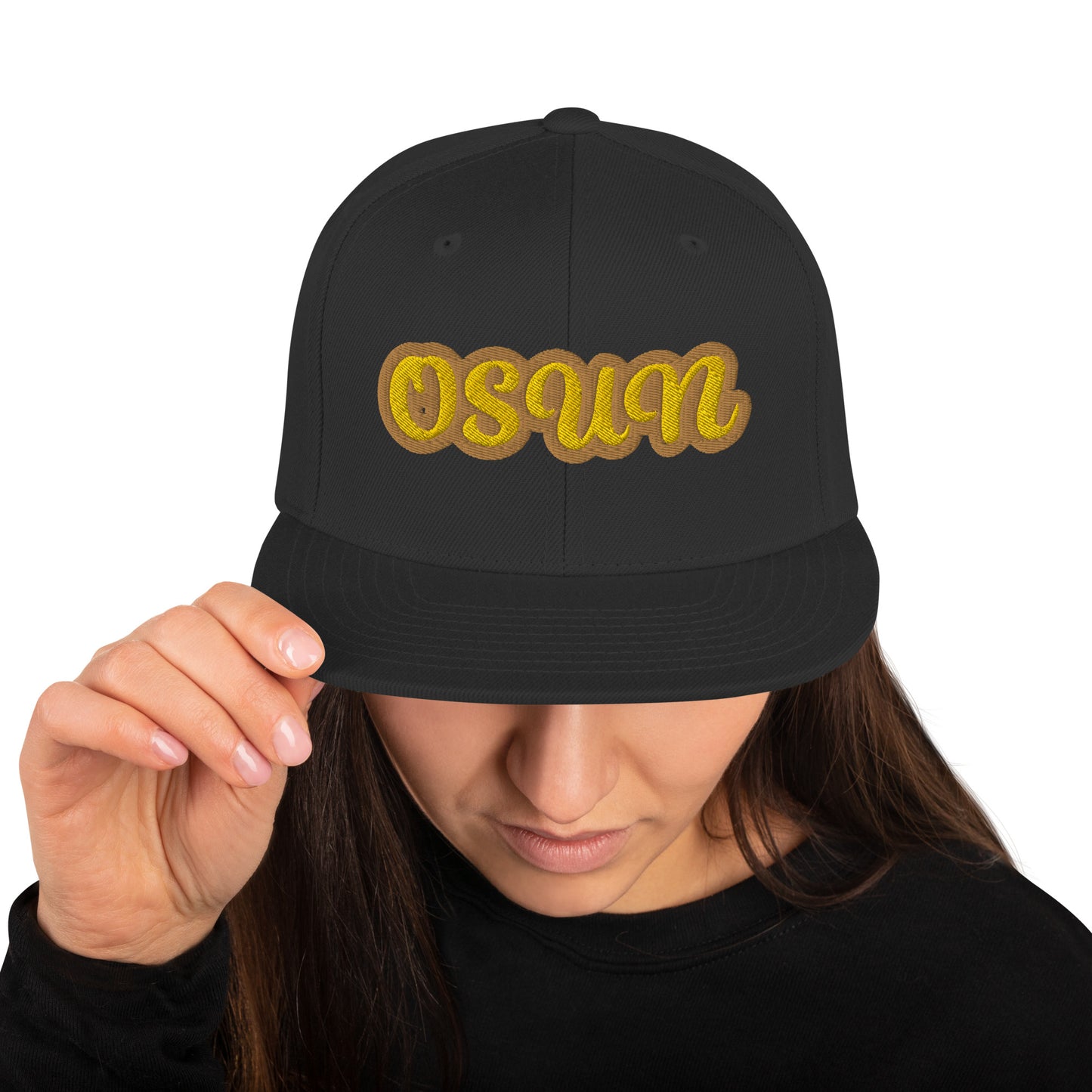 Osun Isese Script Snapback Hat
