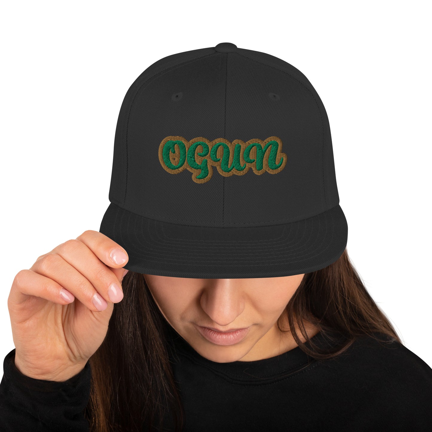 Ogun Oro 1 Script Snapback Hat