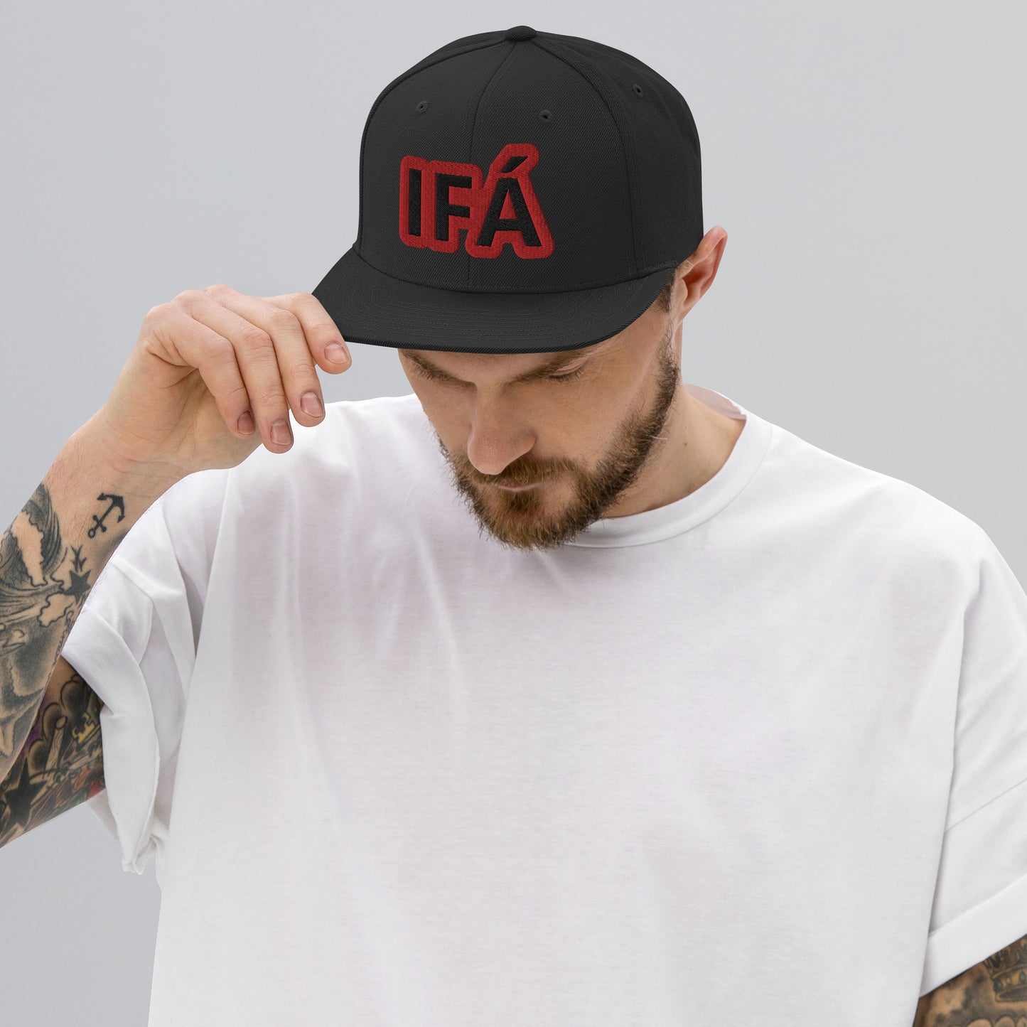 IFÁ Red 4 Snapback Hat