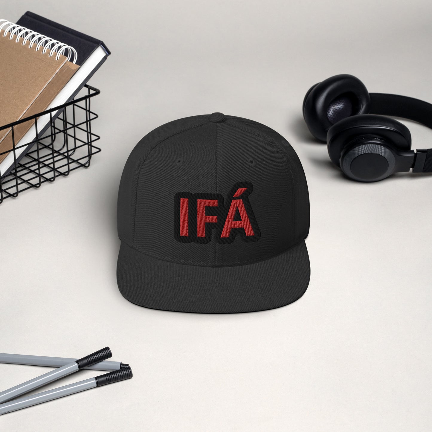 IFÁ Red 3 Snapback Hat
