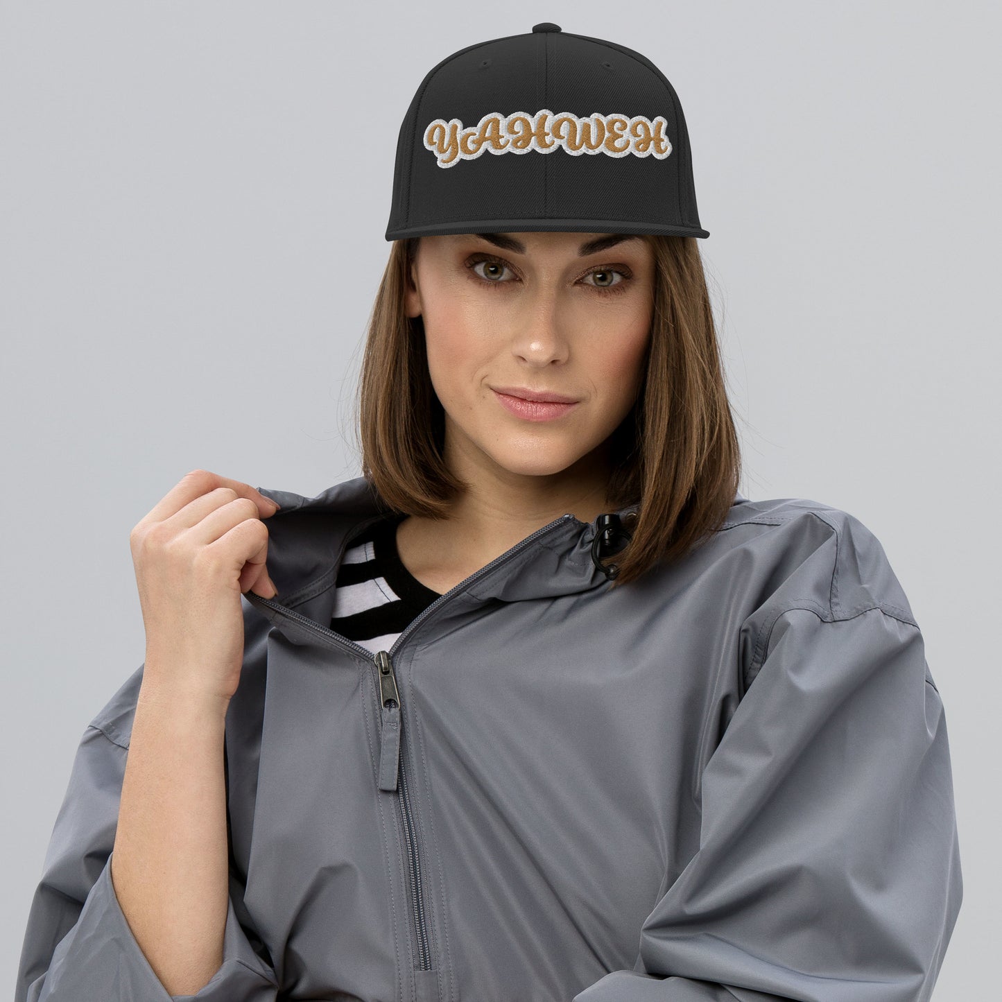 Yahweh 1 Reverse Script Snapback hat