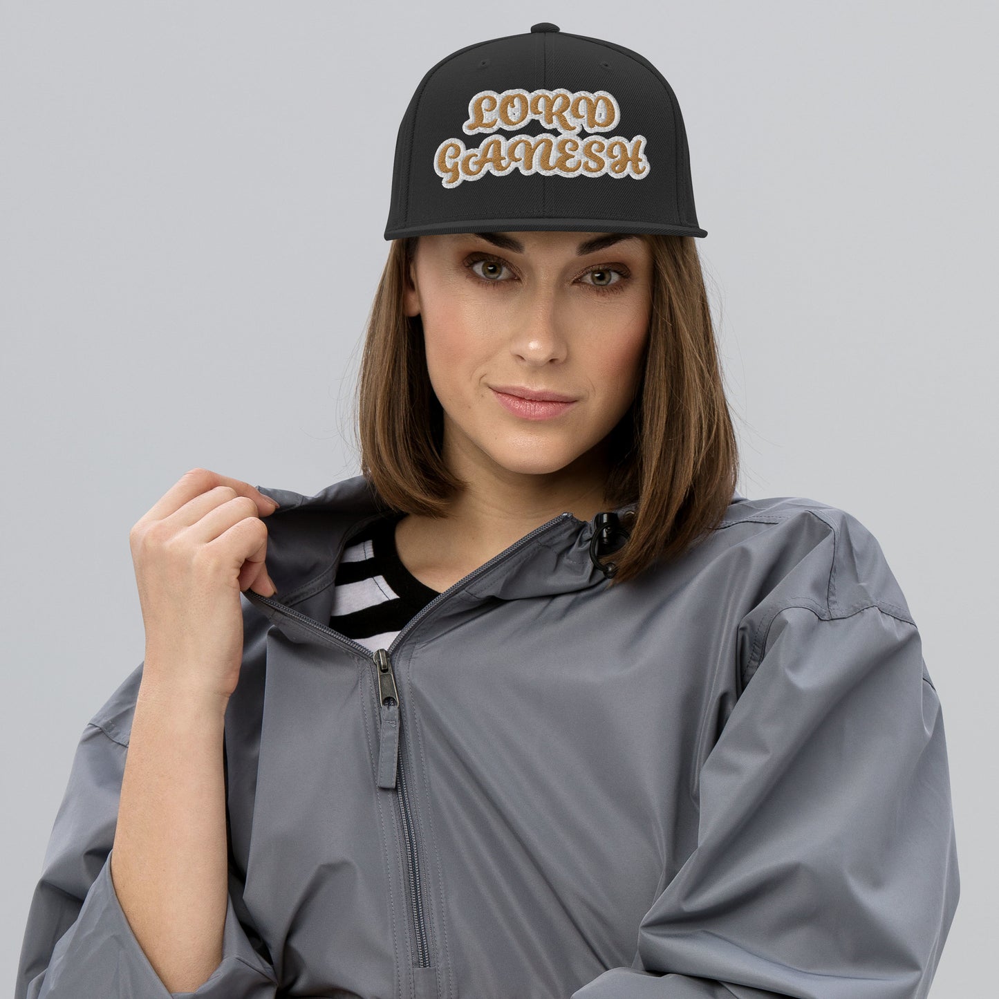 LORD GANESH 1 Reverse Script Snapback hat