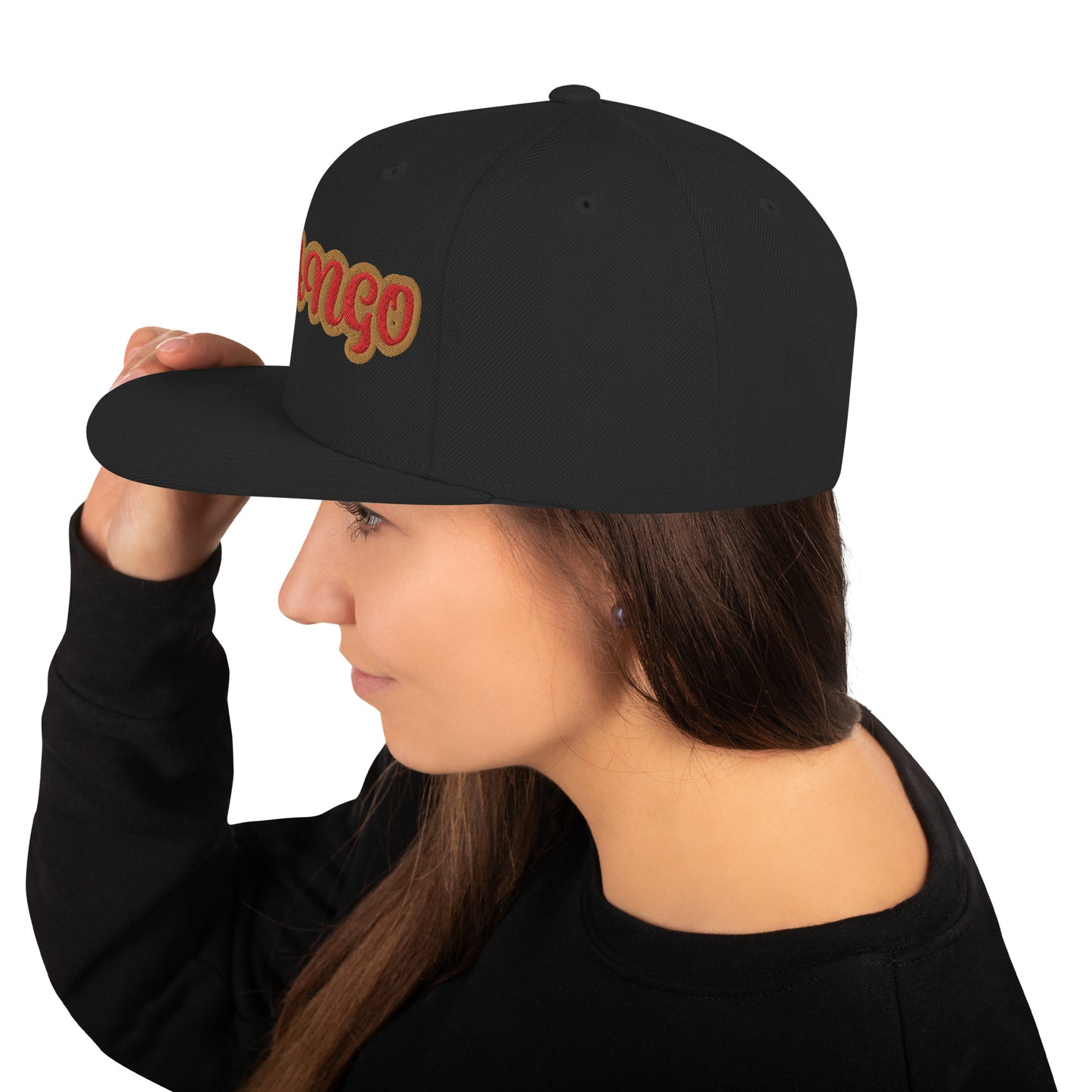 Chango Oro 1 Script Snapback Hat