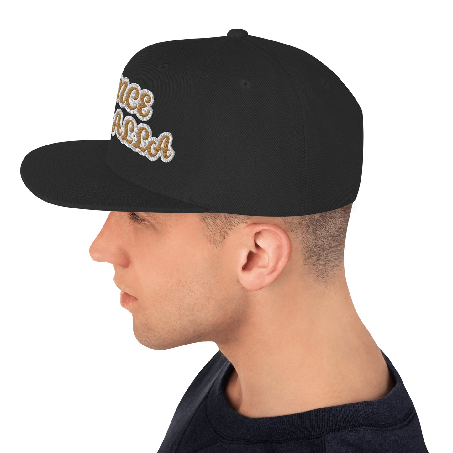 VENCE BATALLA Reverse Script Snapback hat