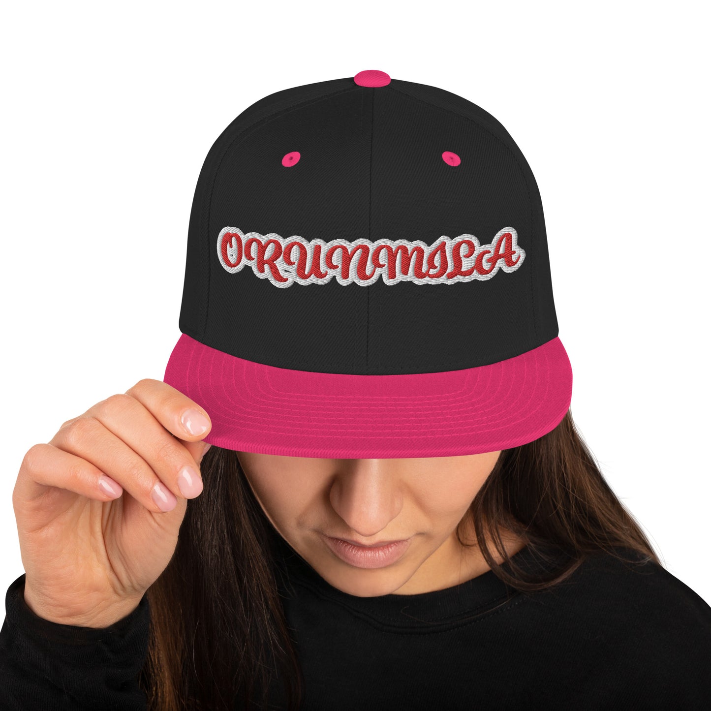 Orunmila Ájé Ju Ogun 5 Reverse Script Snapback Hat