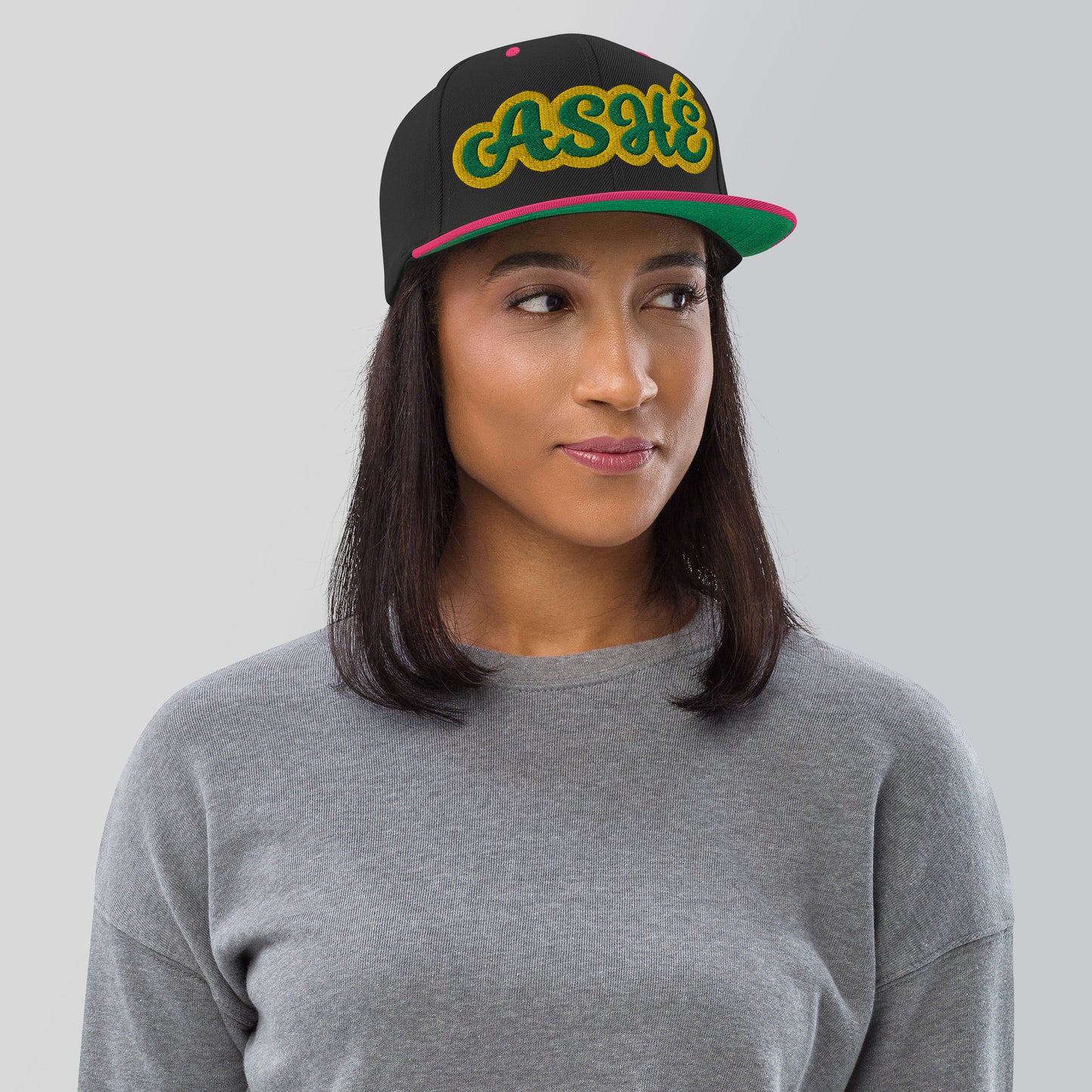 Ashé Lucumi Script Snapback hat