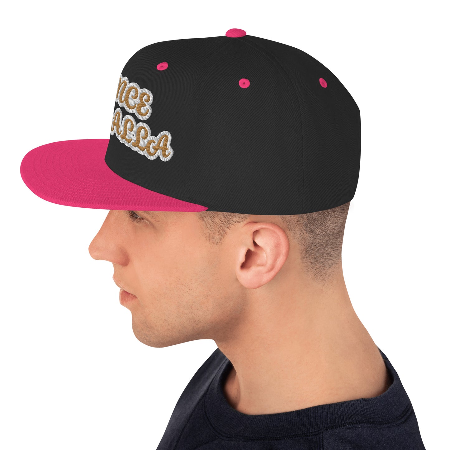VENCE BATALLA Reverse Script Snapback hat