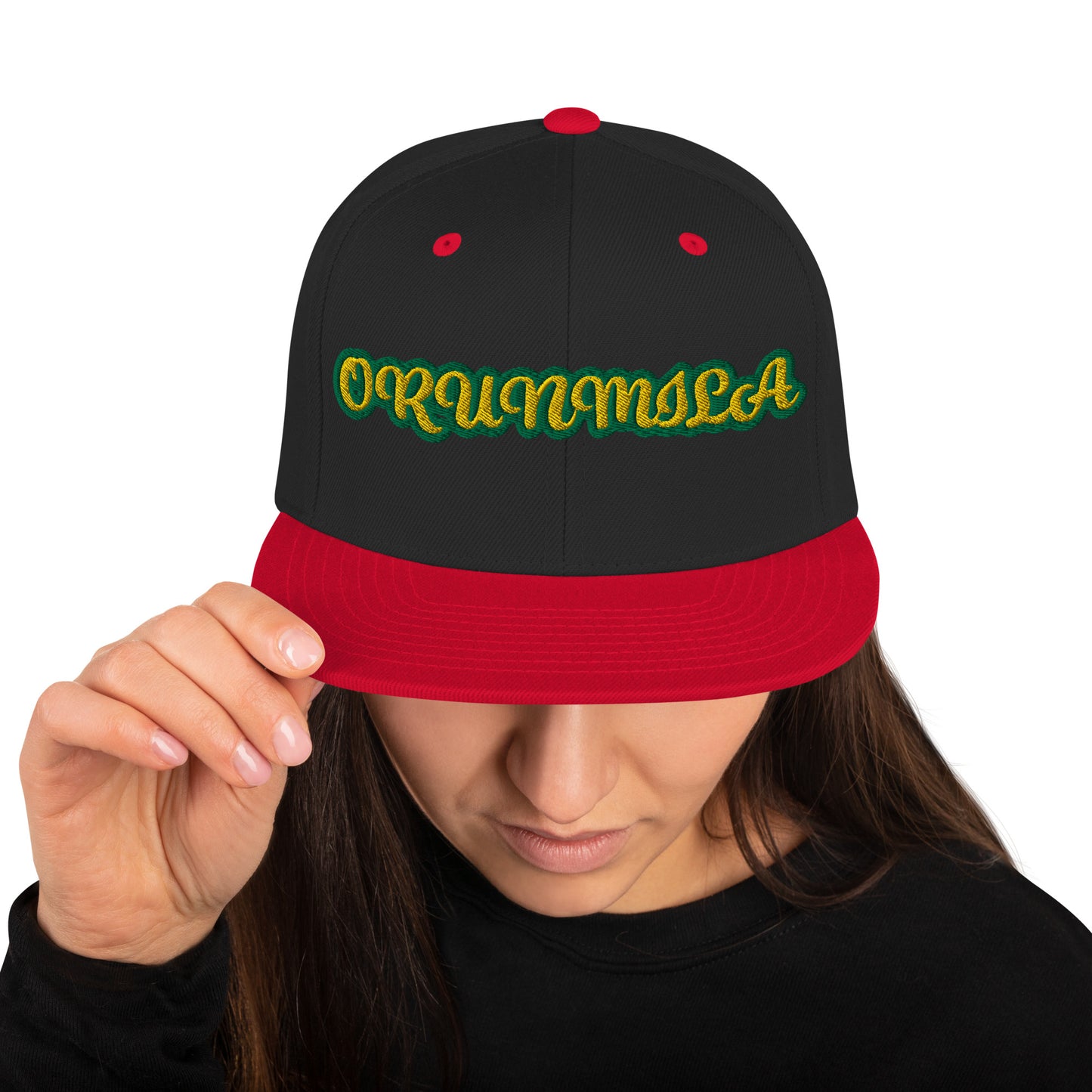 Orunmila Lucumi Reverse Script Snapback Hat