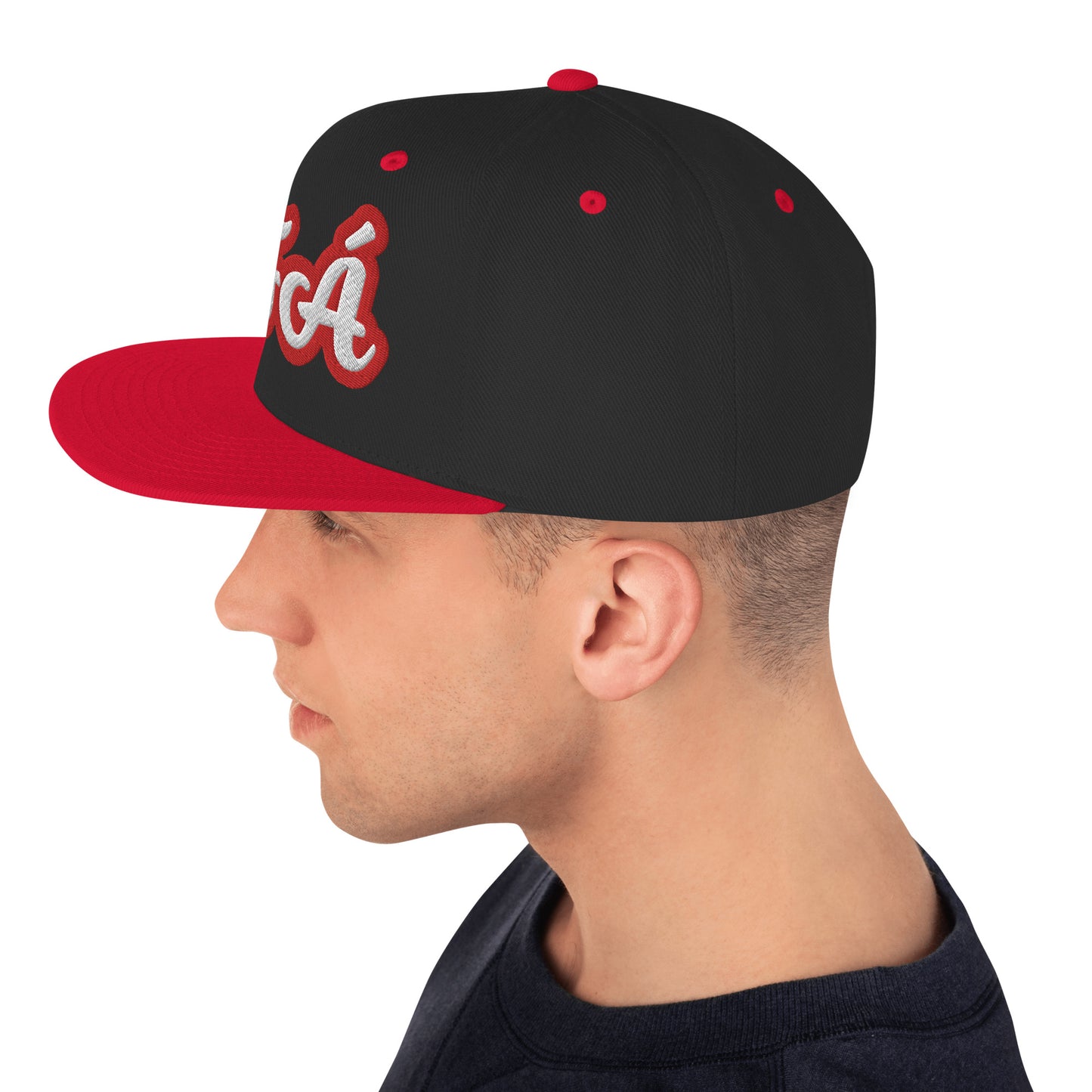 IFÁ Red 5 Script Snapback Hat