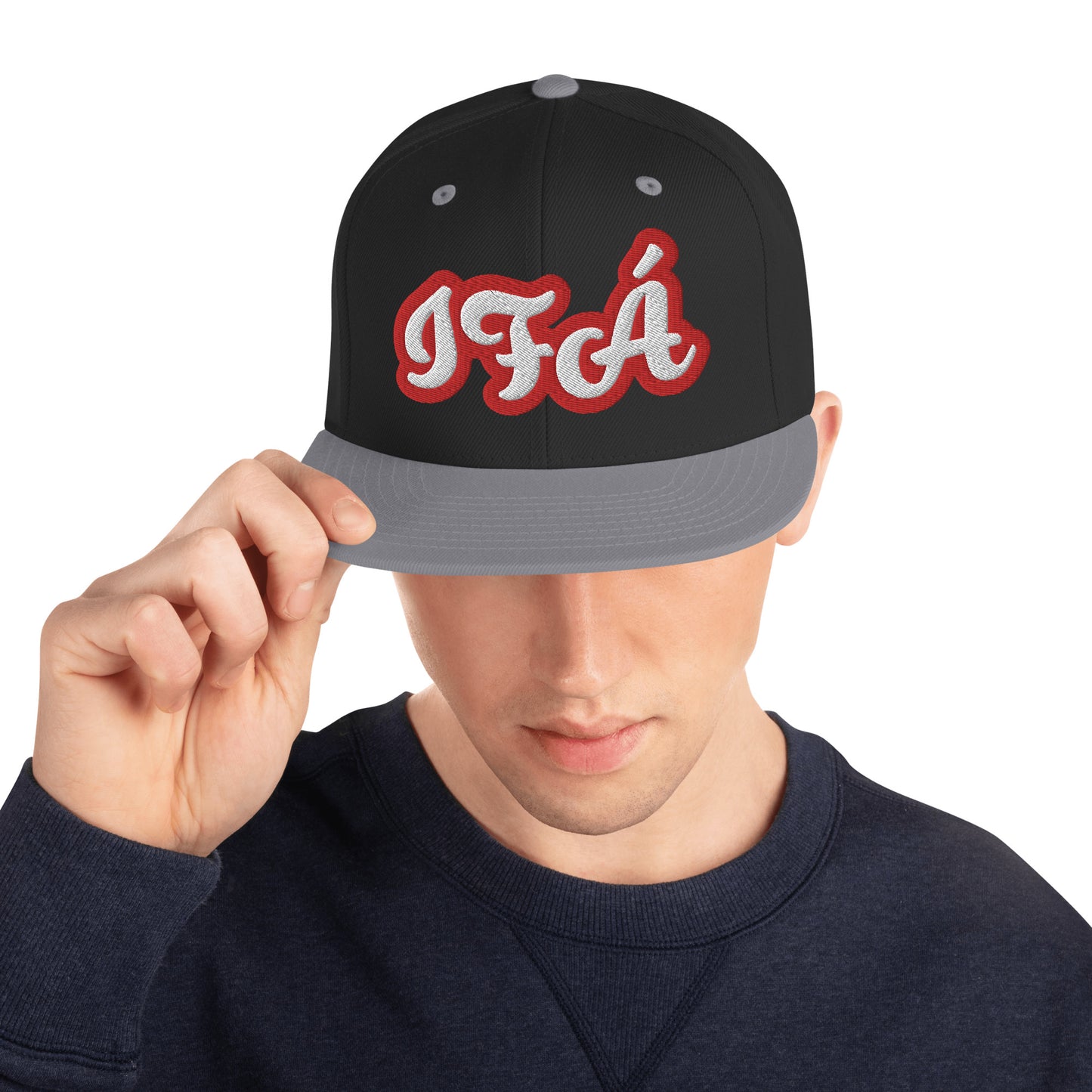 IFÁ Red 5 Script Snapback Hat