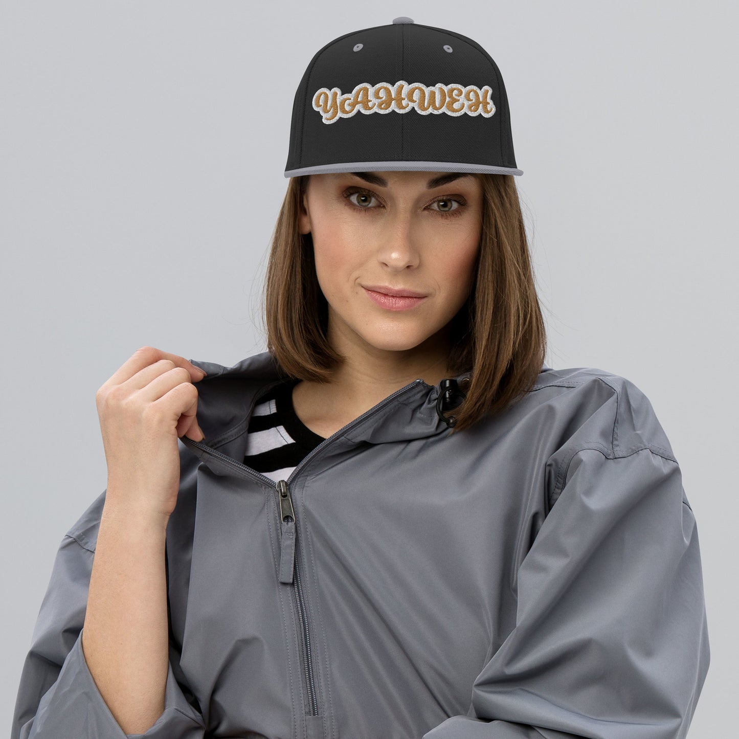 Yahweh 1 Reverse Script Snapback hat