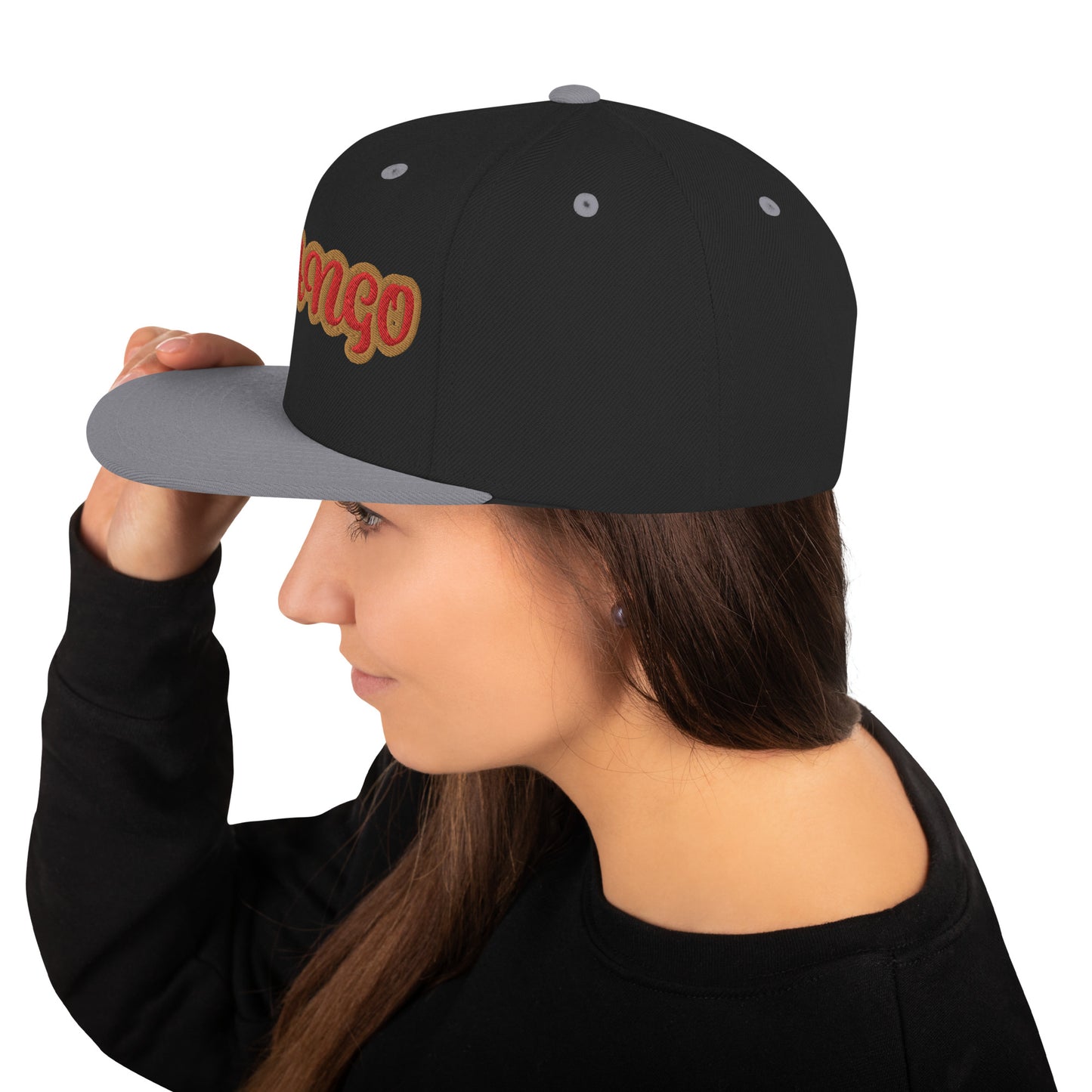 Chango Oro 1 Script Snapback Hat