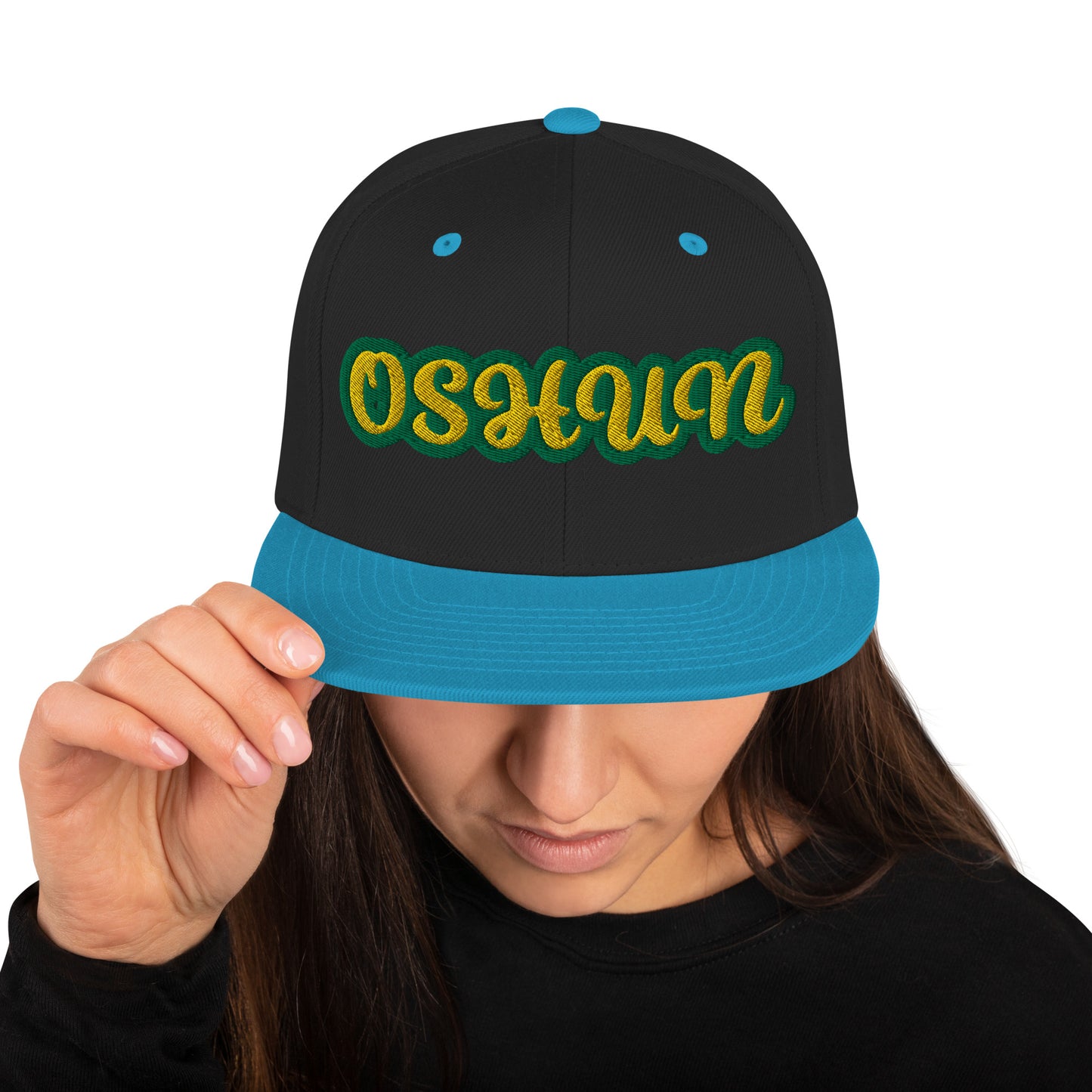 Oshun Lucumi Script Snapback Hat