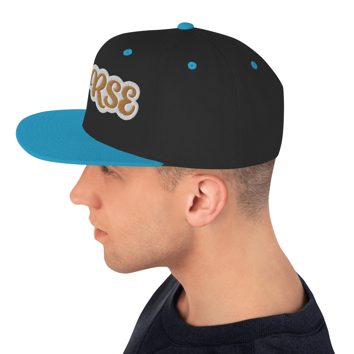 NORSE 1 Reverse Script Snapback hat