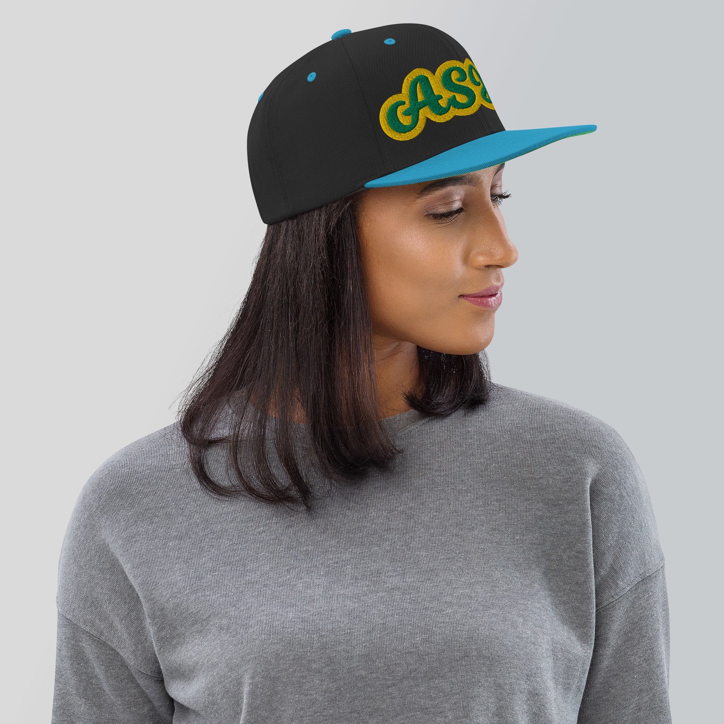 Ashé Lucumi Script Snapback hat