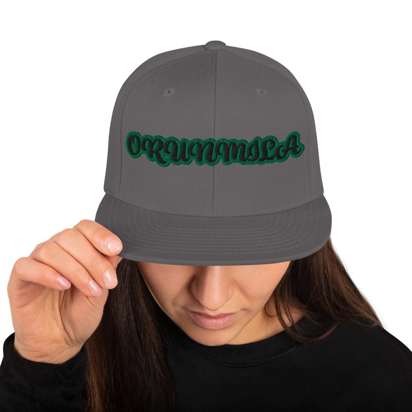 Orunmila Ájé Ju Ogun 2 Reverse Script Snapback Hat
