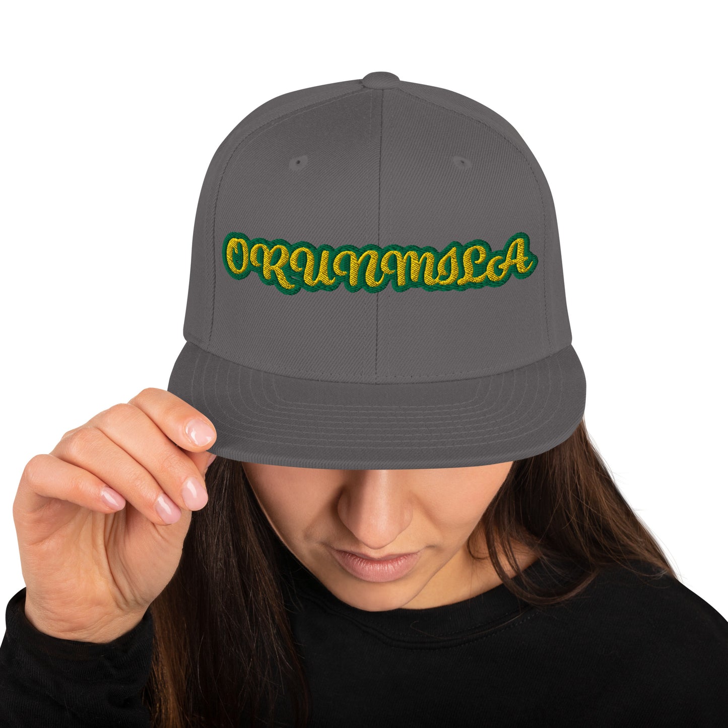 Orunmila Lucumi Reverse Script Snapback Hat