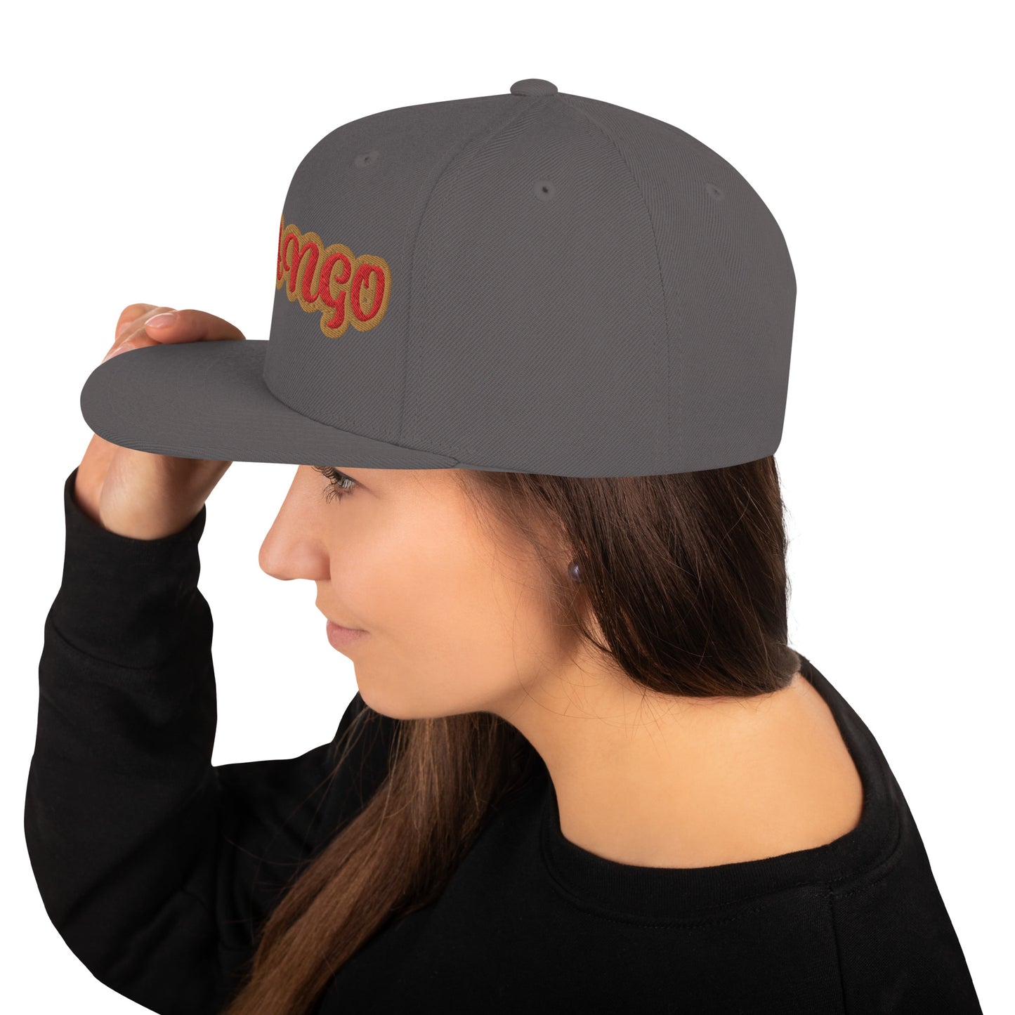 Chango Oro 1 Script Snapback Hat