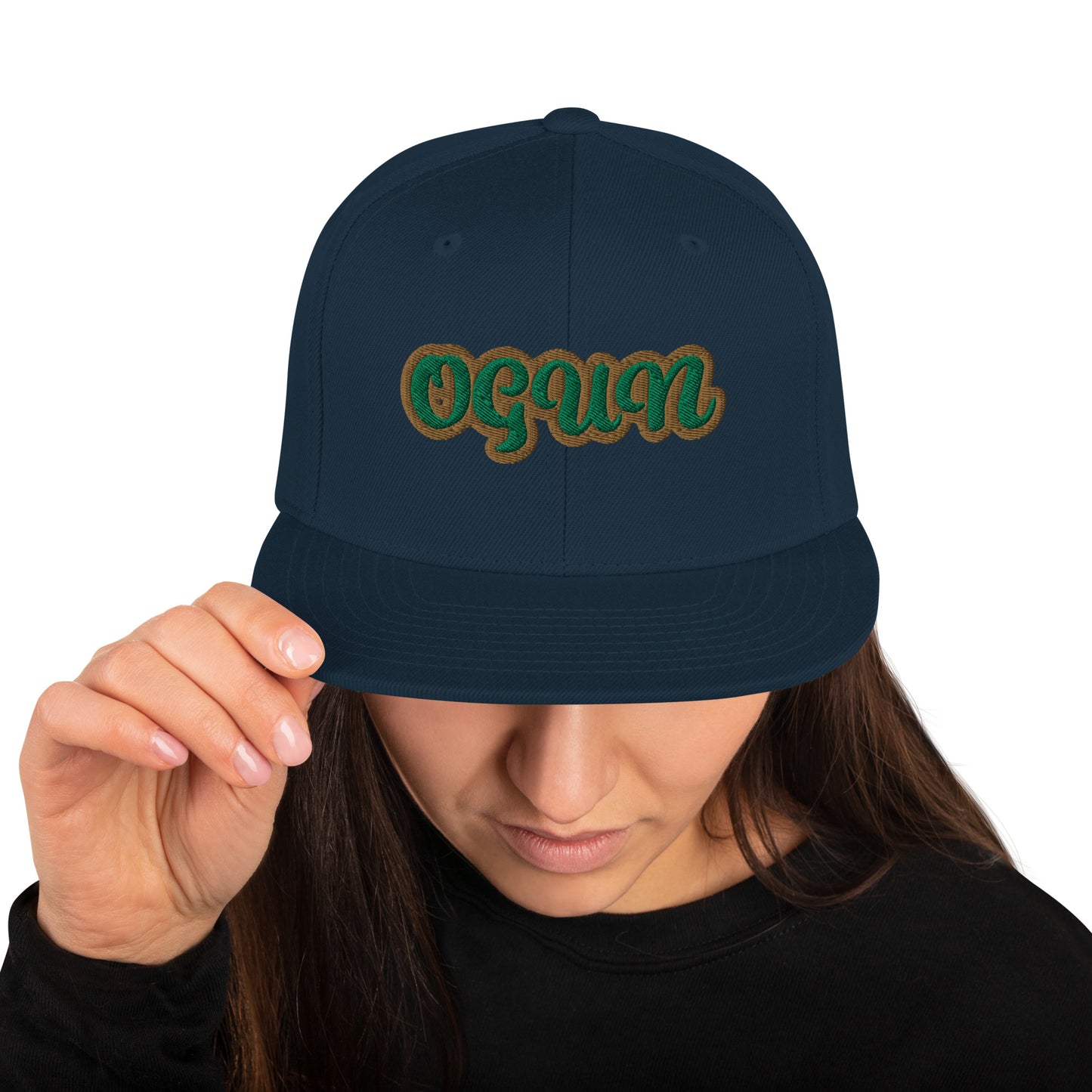 Ogun Oro 1 Script Snapback Hat